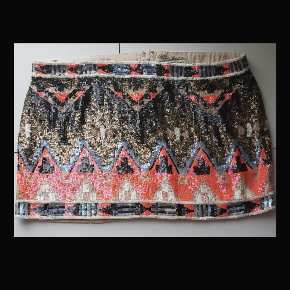 All Saints Sequin Skirt size 10
